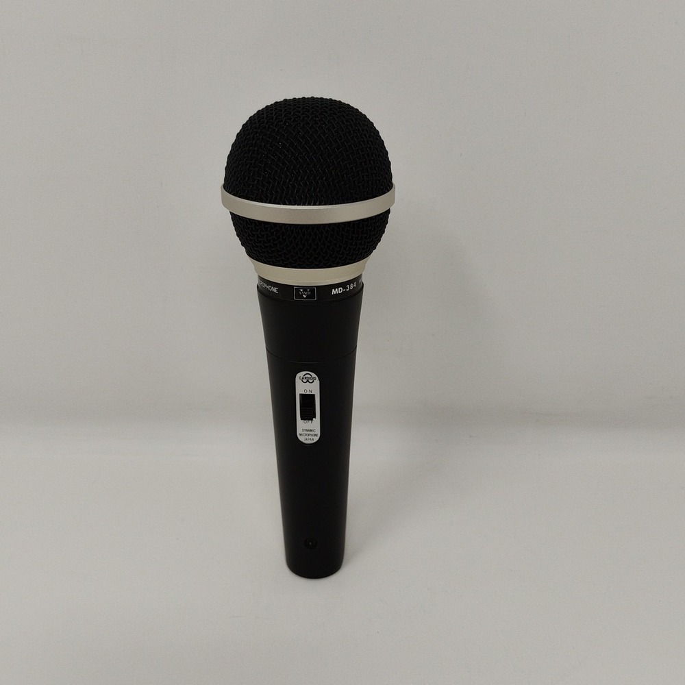 VANCO MD-384 Unidirectional Dynamic Cardioid Microphone Japan Pre-Owned Not Used - Picture 3 of 13
